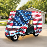 Star Spangled Banner Golf Cart Cover My Store{{golf cart cover}} {{4 passenger}}