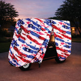 Stars & Stripes Golf Cart Cover My Store{{golf cart cover}} {{4 passenger}}