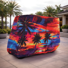 It's 5 O'clock Somewhere Golf Cart Cover My Store{{golf cart cover}} {{4 passenger}}