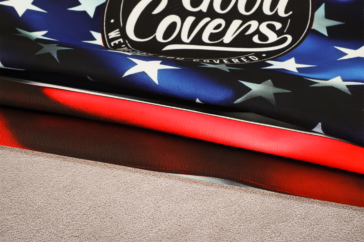 Golf cart cover star spangled banner