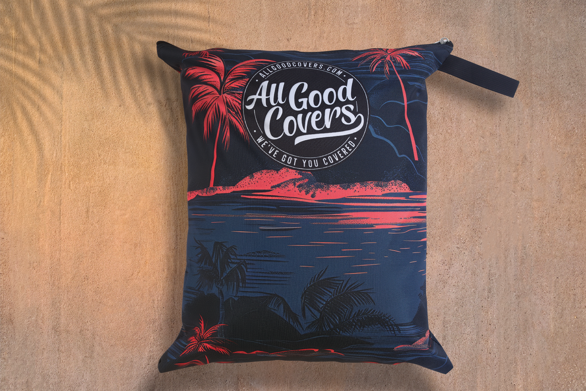 Golf cart cover twilight bay