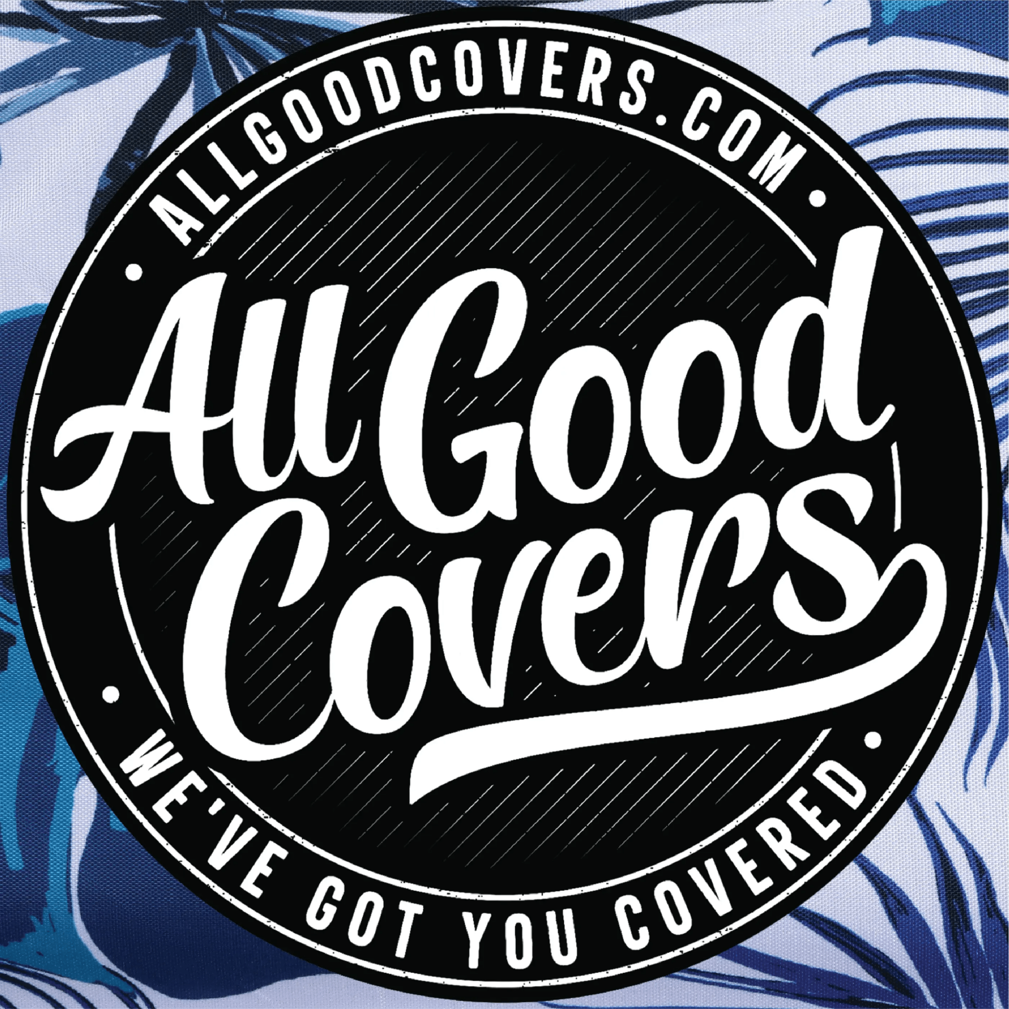 Teal Blue Tropics Golf Cart Cover My Store{{golf cart cover}} {{4 passenger}}