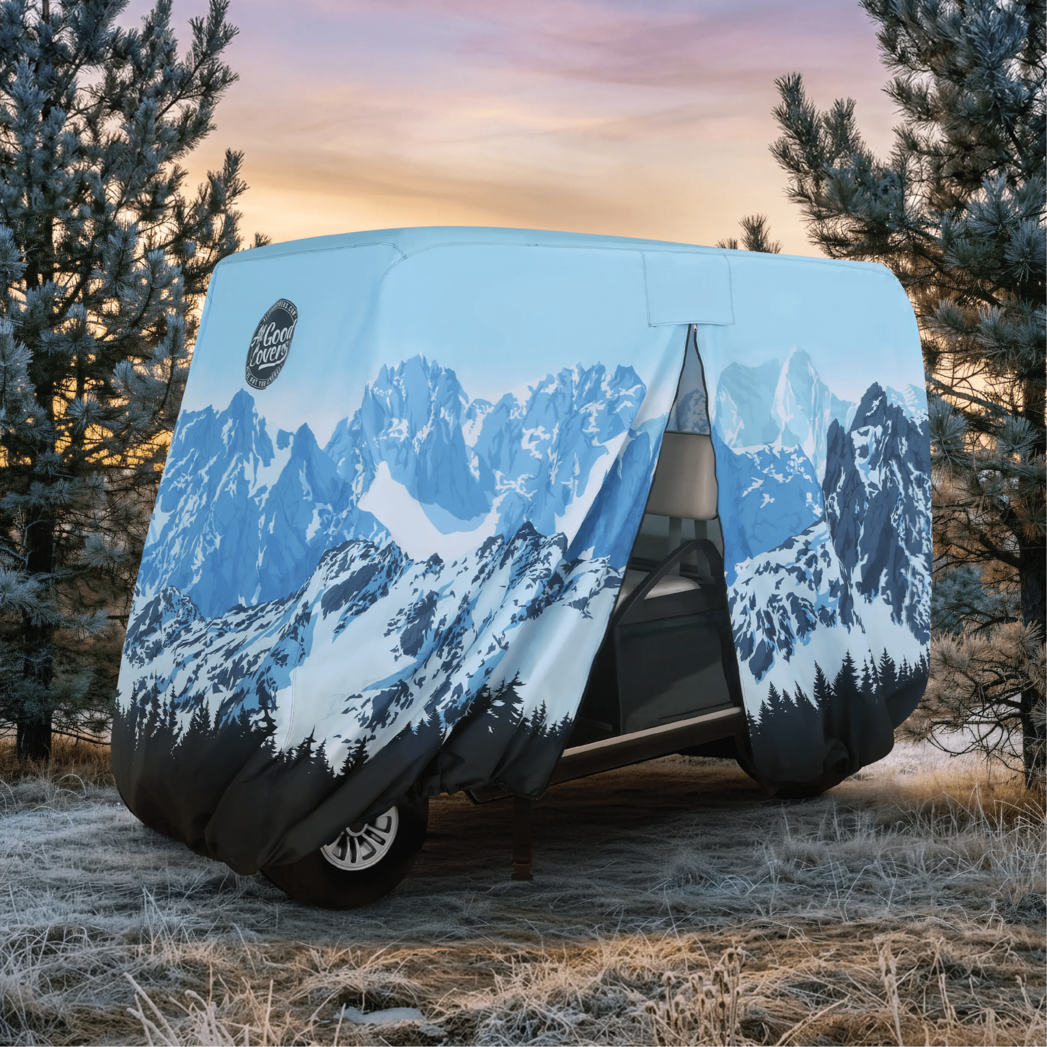 Alpine Avalanche Golf Cart Cover My Store{{golf cart cover}} {{4 passenger}}