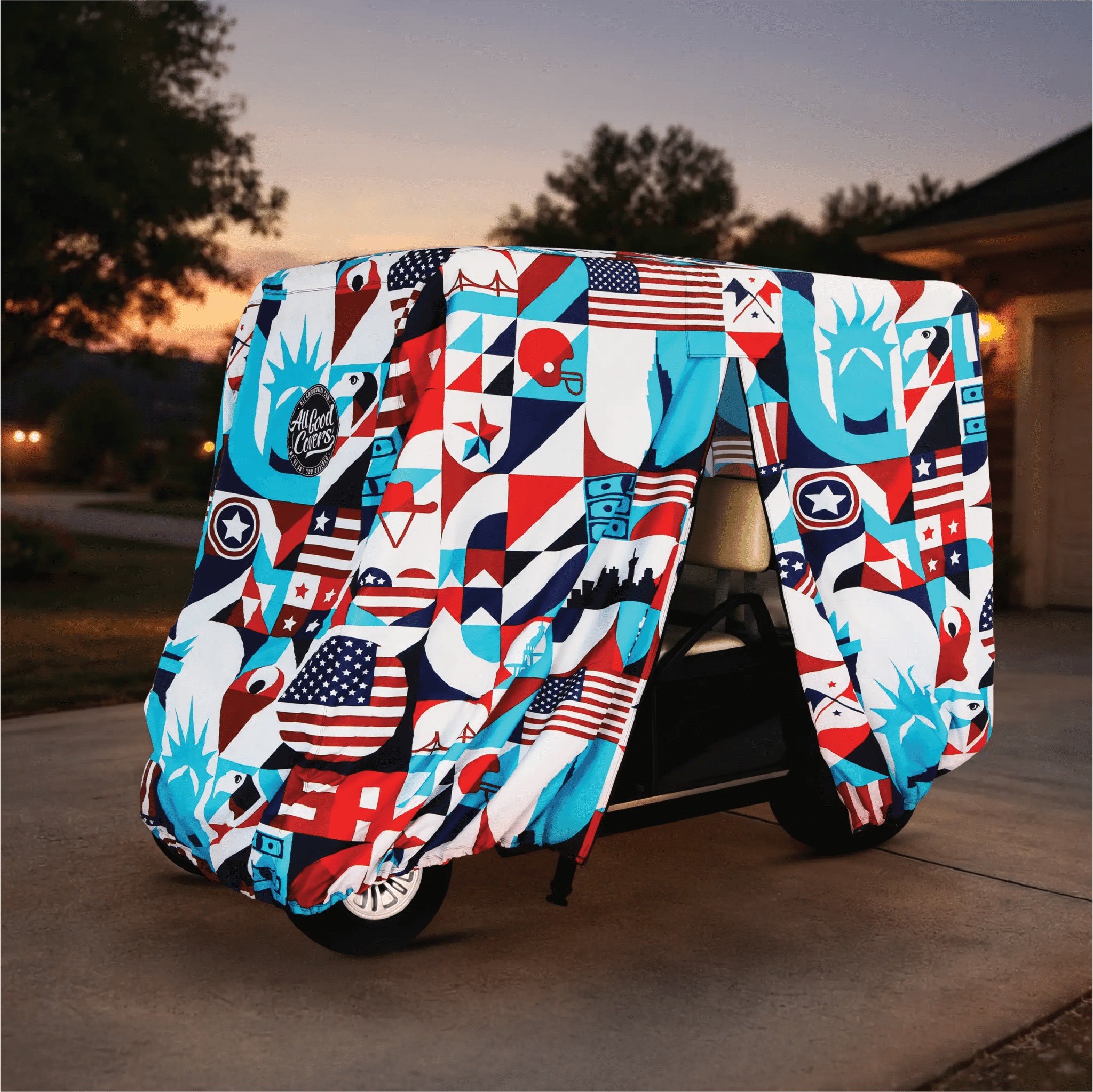 Liberty Golf Cart Cover My Store{{golf cart cover}} {{4 passenger}}