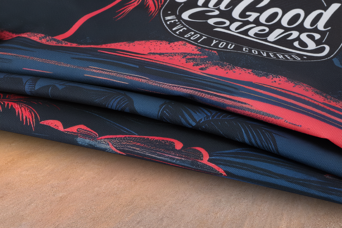 Golf cart cover twilight bay