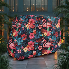 Flamingo Party Golf Cart Cover My Store{{golf cart cover}} {{4 passenger}}
