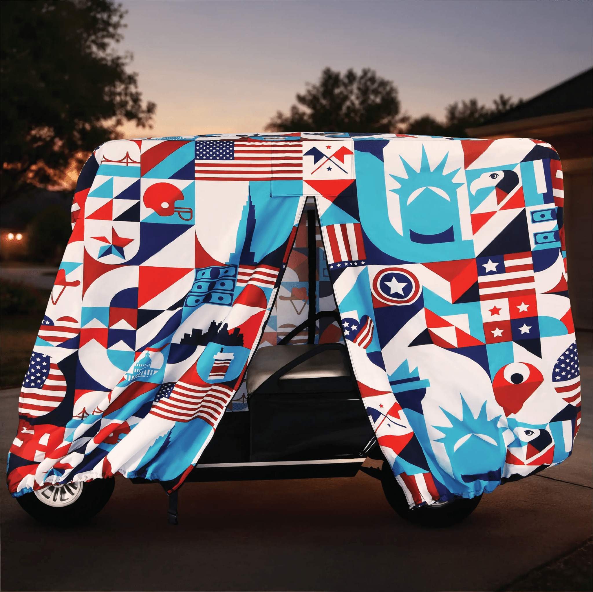 Liberty Golf Cart Cover My Store{{golf cart cover}} {{4 passenger}}