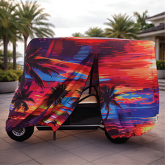 It's 5 O'clock Somewhere Golf Cart Cover My Store{{golf cart cover}} {{4 passenger}}