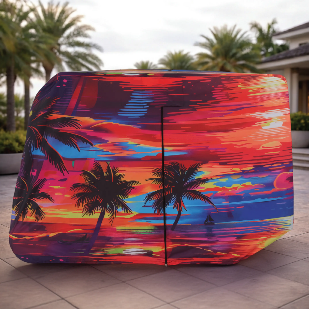 It's 5 O'clock Somewhere Golf Cart Cover My Store{{golf cart cover}} {{4 passenger}}