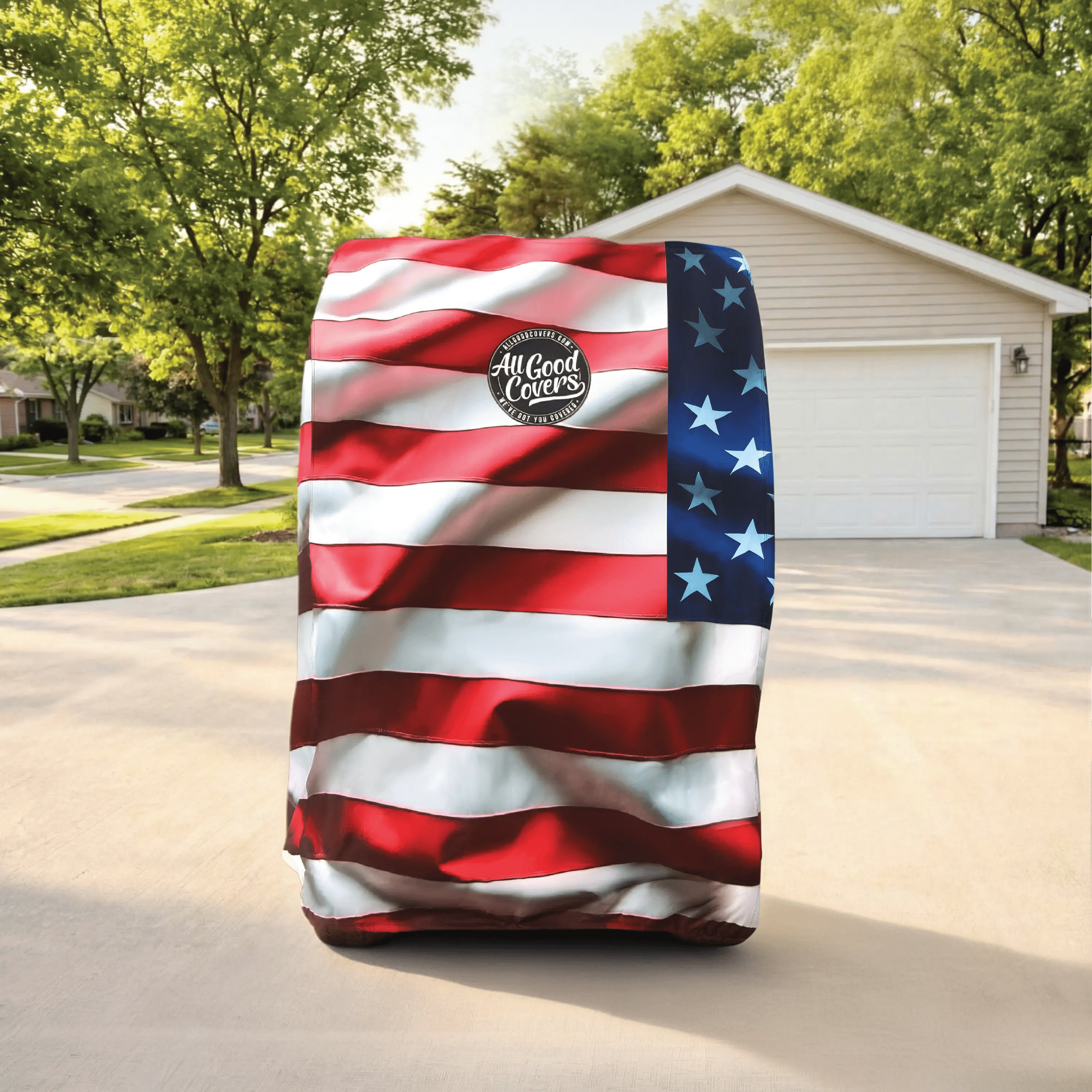 Star Spangled Banner Golf Cart Cover My Store{{golf cart cover}} {{4 passenger}}