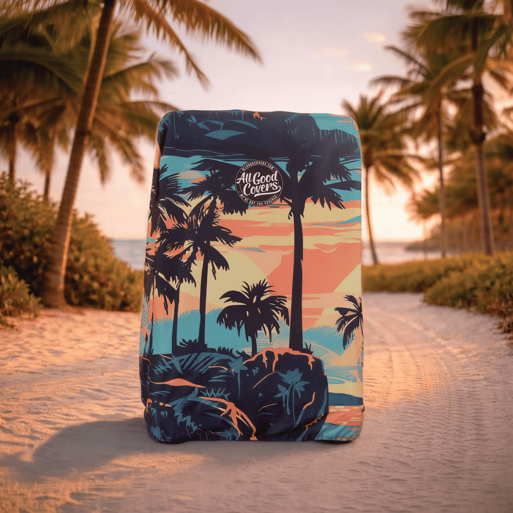 Palm Tree Island Golf Cart Cover My Store{{golf cart cover}} {{4 passenger}}