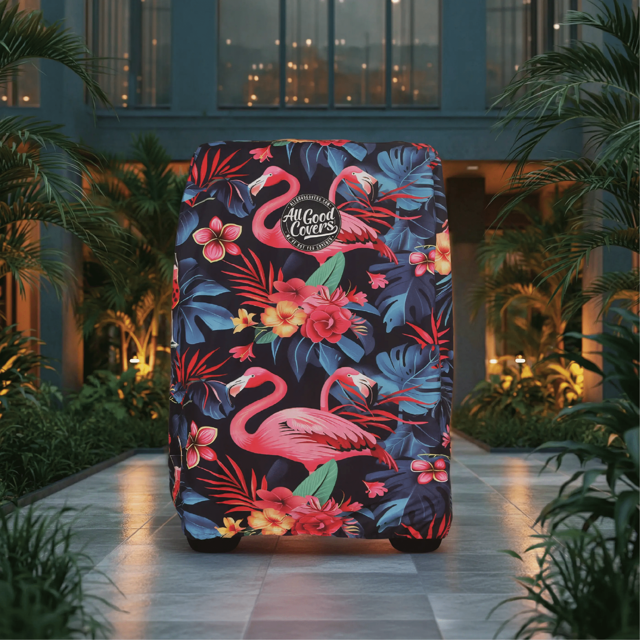 Flamingo Party Golf Cart Cover My Store{{golf cart cover}} {{4 passenger}}
