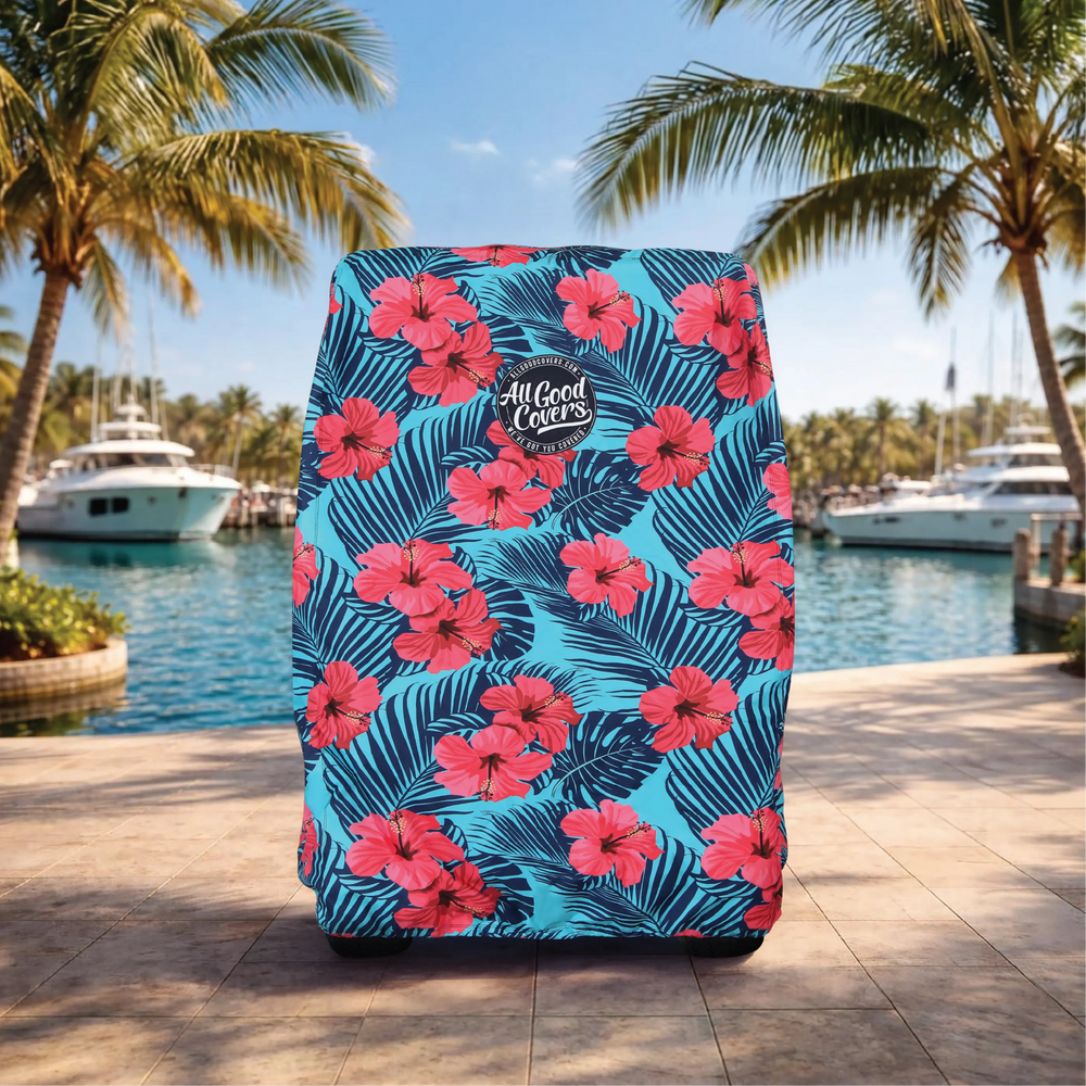 Hibiscus Golf Cart Cover My Store{{golf cart cover}} {{4 passenger}}