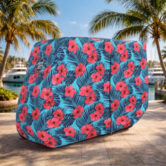 Hibiscus Golf Cart Cover My Store{{golf cart cover}} {{4 passenger}}
